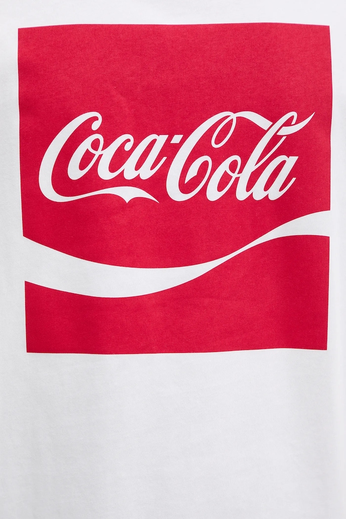 Памучна тениска Converse x Coca Cola CVM5T514 бял