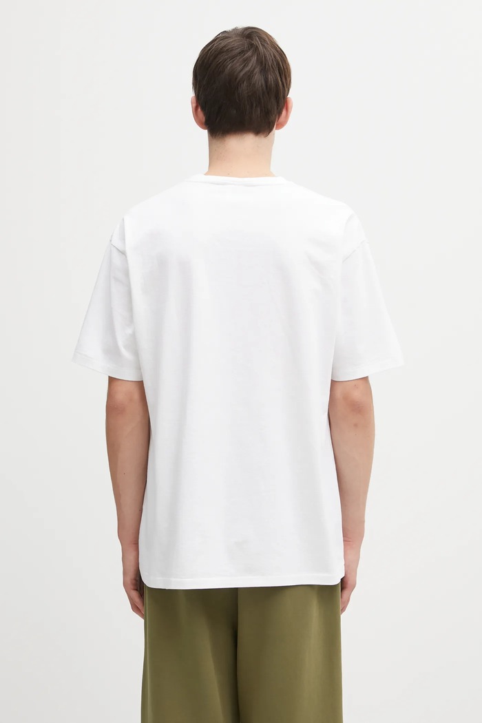 Odzież Wacko Maria t-shirt bawełniany 25FW.WMT.WT02 biały
