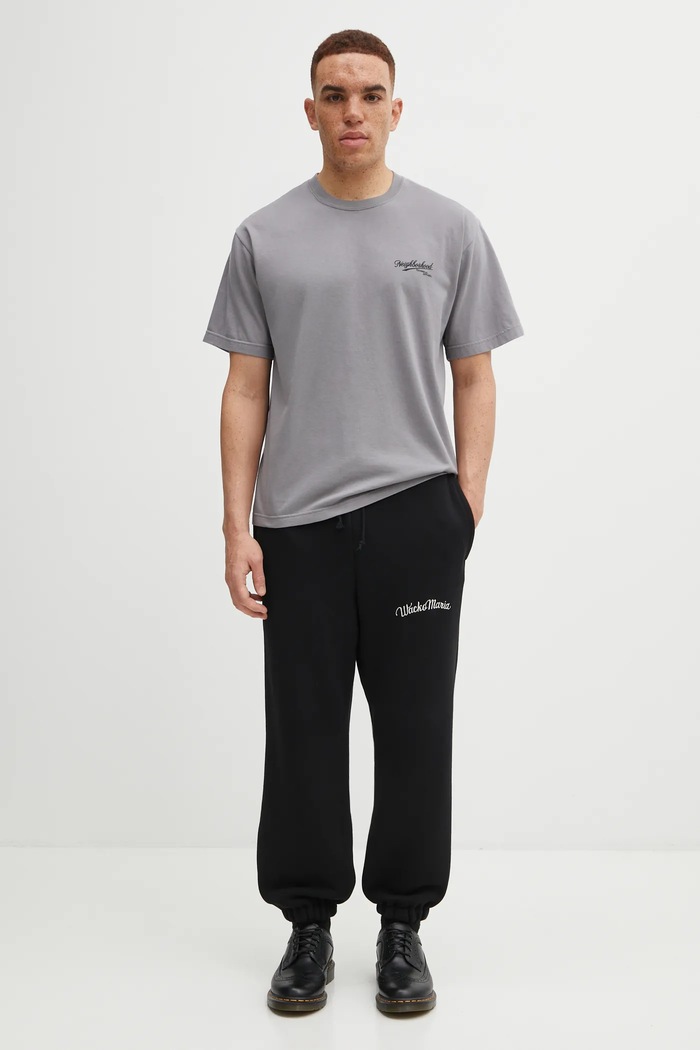 Βαμβακερό μπλουζάκι NEIGHBORHOOD NH. TEE SS-8 252PCNH.ST08 γκρί
