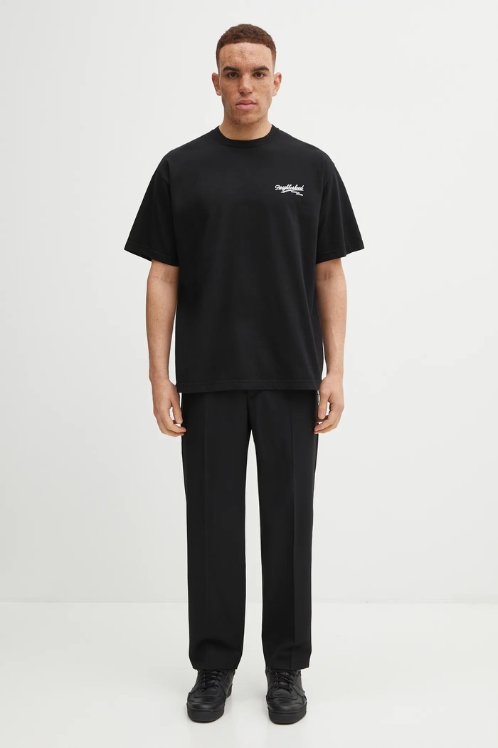 Βαμβακερό μπλουζάκι NEIGHBORHOOD NH. TEE SS-8 252PCNH.ST08 μαύρο