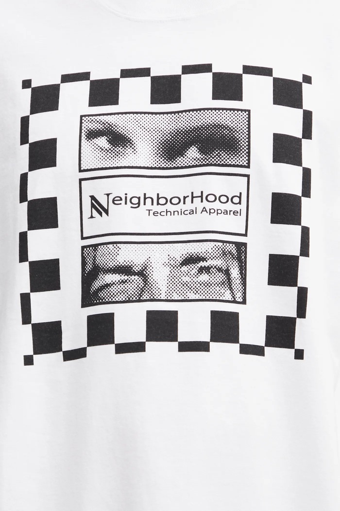 Βαμβακερό μπλουζάκι NEIGHBORHOOD NH . TEE SS-7 λευκό 252PCNH.ST07