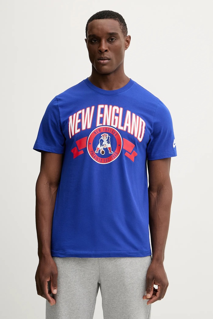 Nike tricou din bumbac Front and Back Essential print bleumarin N199.4DA.8KV.93P