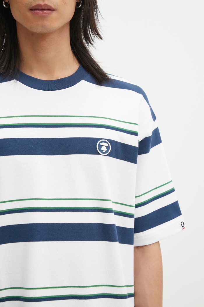 Бавовняна футболка AAPE Now білий AAPTEM1605XXO