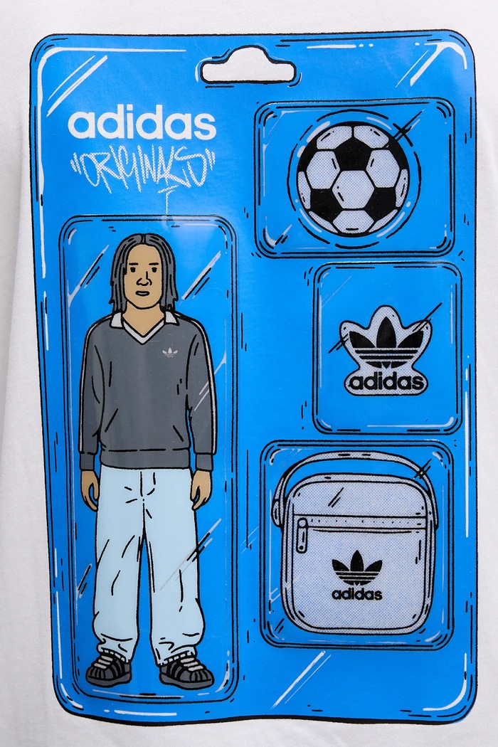 adidas Originals t-shirt bawełniany Adi Starter KY2927 biały