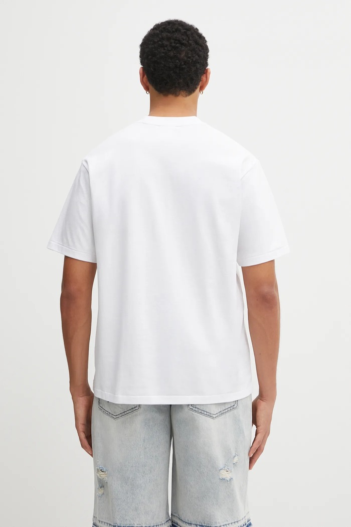 Одяг Бавовняна футболка A Bathing Ape Multi Logo College 1L30110358 білий