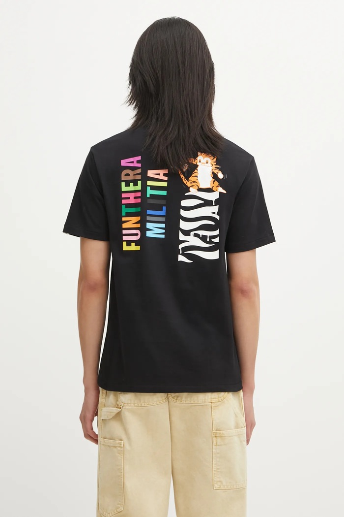 Одяг Бавовняна футболка A Bathing Ape Colors Tiger 1L30110021 чорний