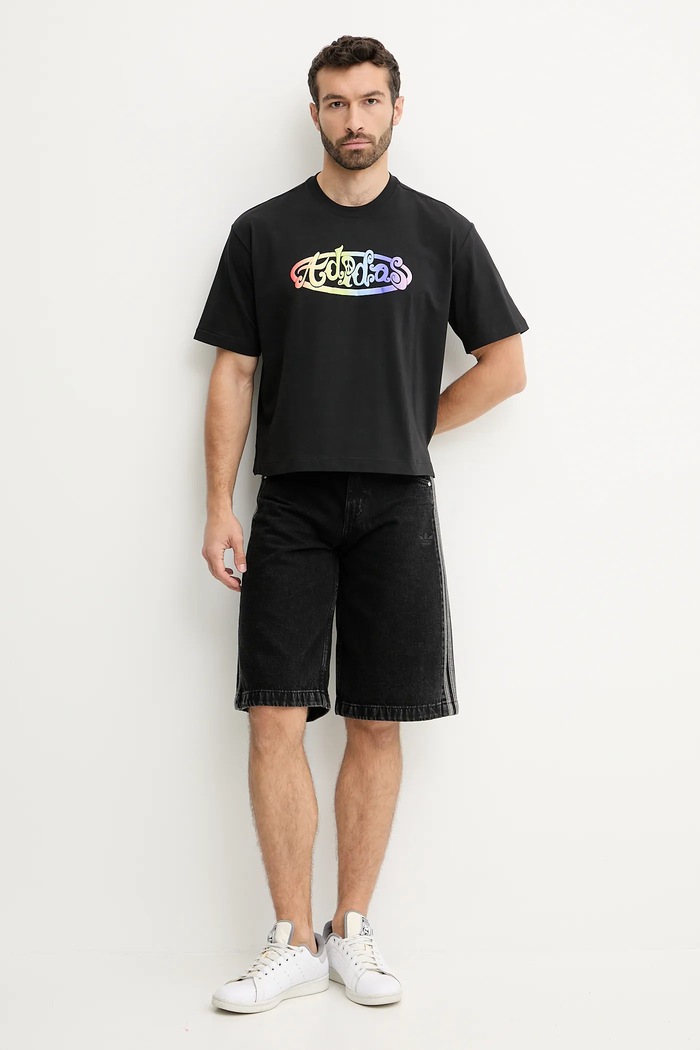 adidas Originals t-shirt Pride x Jeremy Scott czarny JY2011