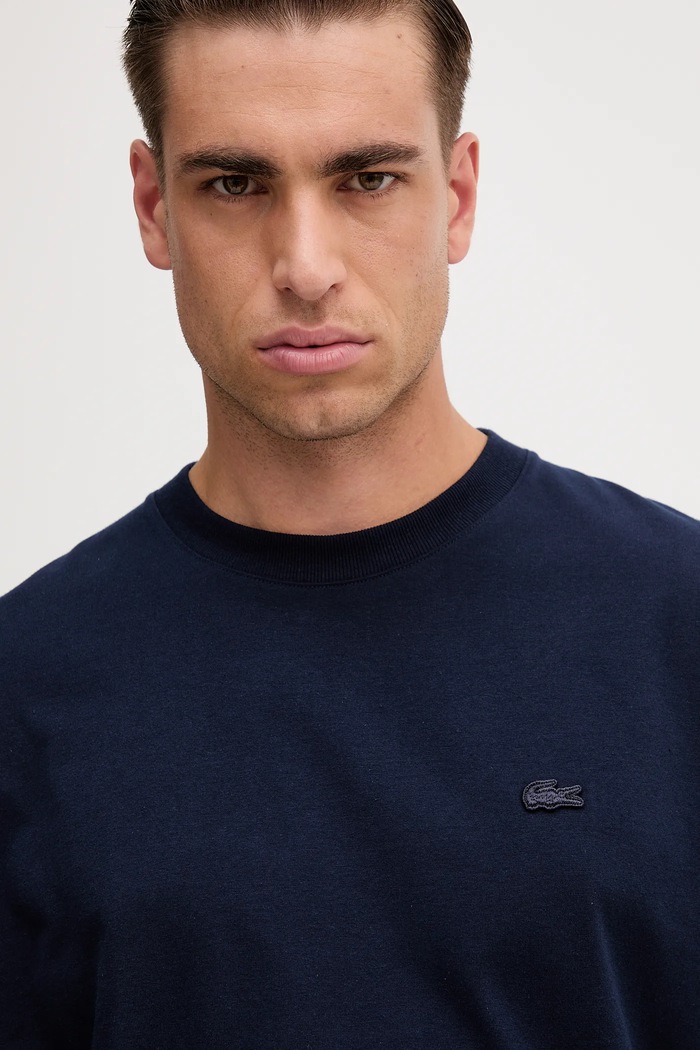 Βαμβακερό μπλουζάκι Lacoste TH7744