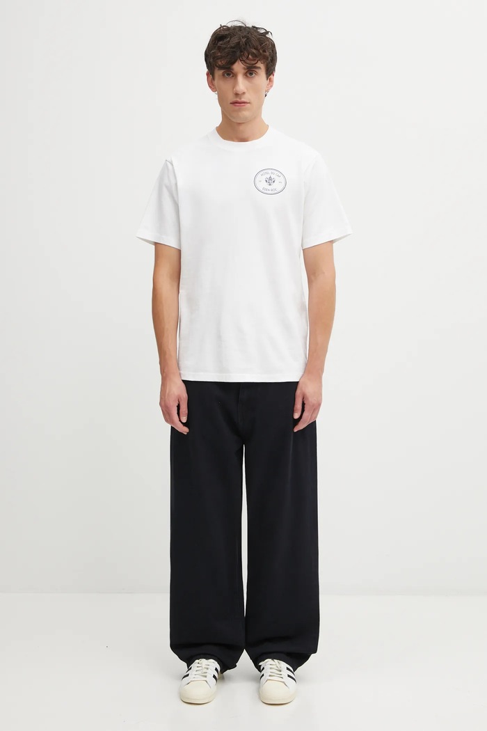 Sporty & Rich cotton t-shirt Eden Crest Kennedy TO043501621WH01