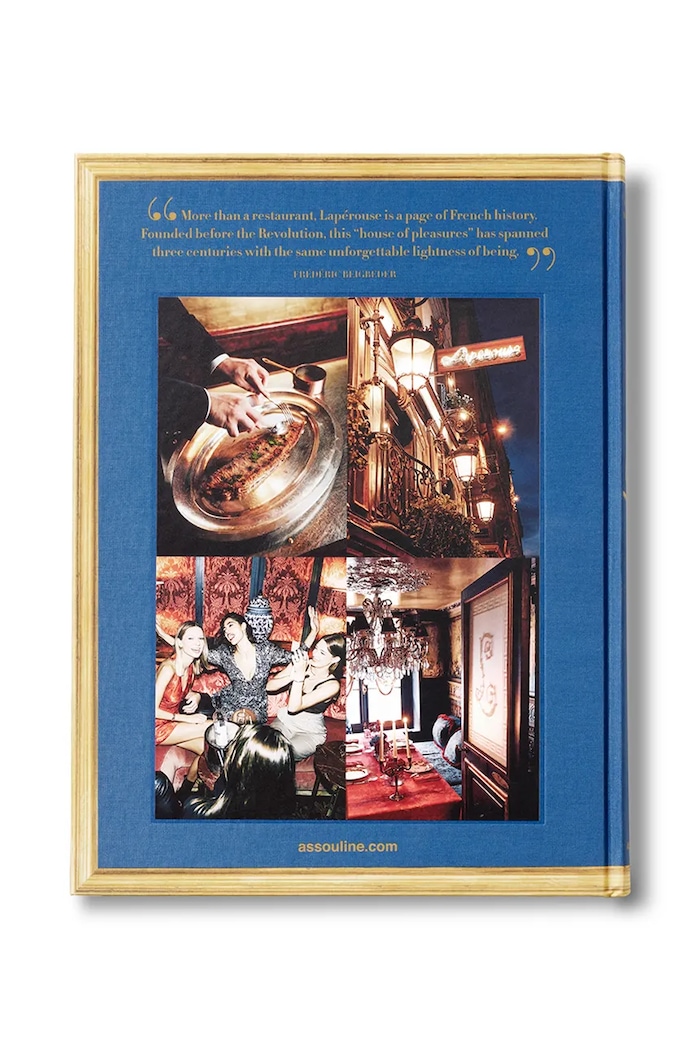 Lifestyle Assouline książka Laperouse: A Parisian Icon Since 1766, Frédéric Beigbeder 9781649806338 niebieski