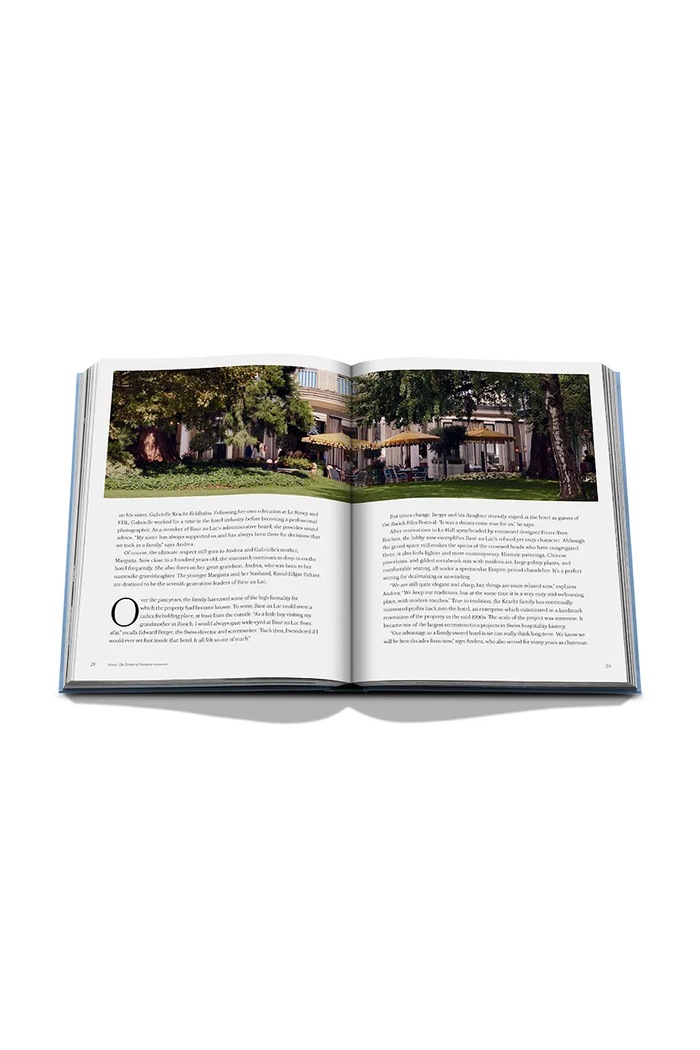 Assouline książka Baur Au Lac: A Legacy by the Lake, James Reginato 9781649805652 niebieski