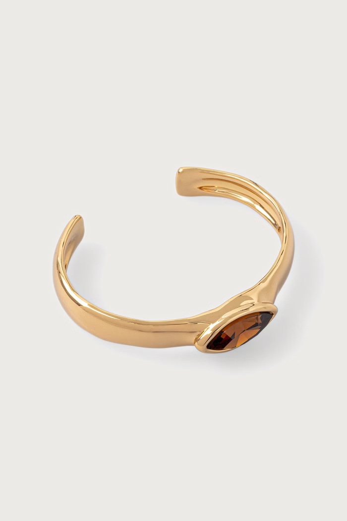 Guess Bransoletka damska x LEONIE HANNE złoty JUBB06.295JW