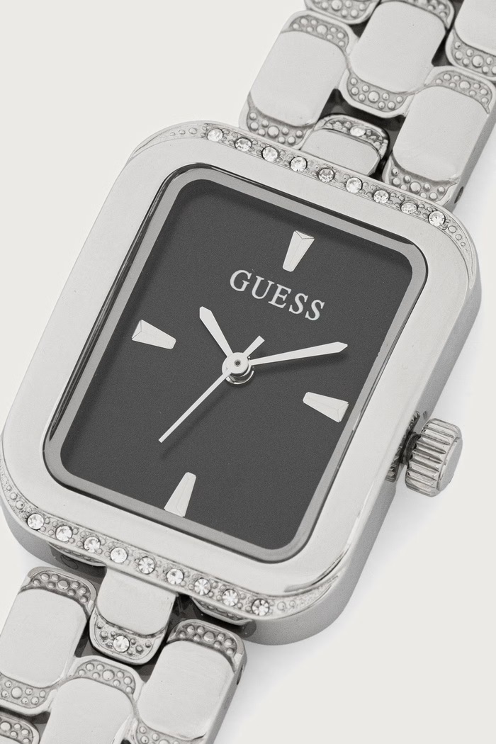 Guess Zegarek damski GW0865L7 srebrny AW26