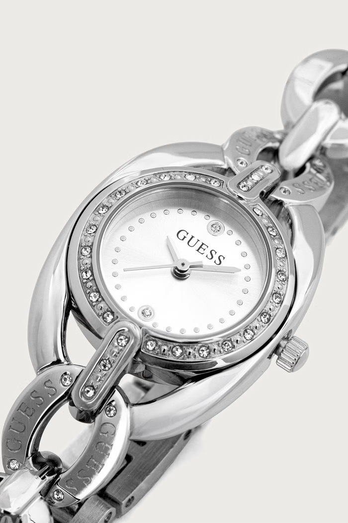Guess Zegarek damski GW1082L1 srebrny AW26