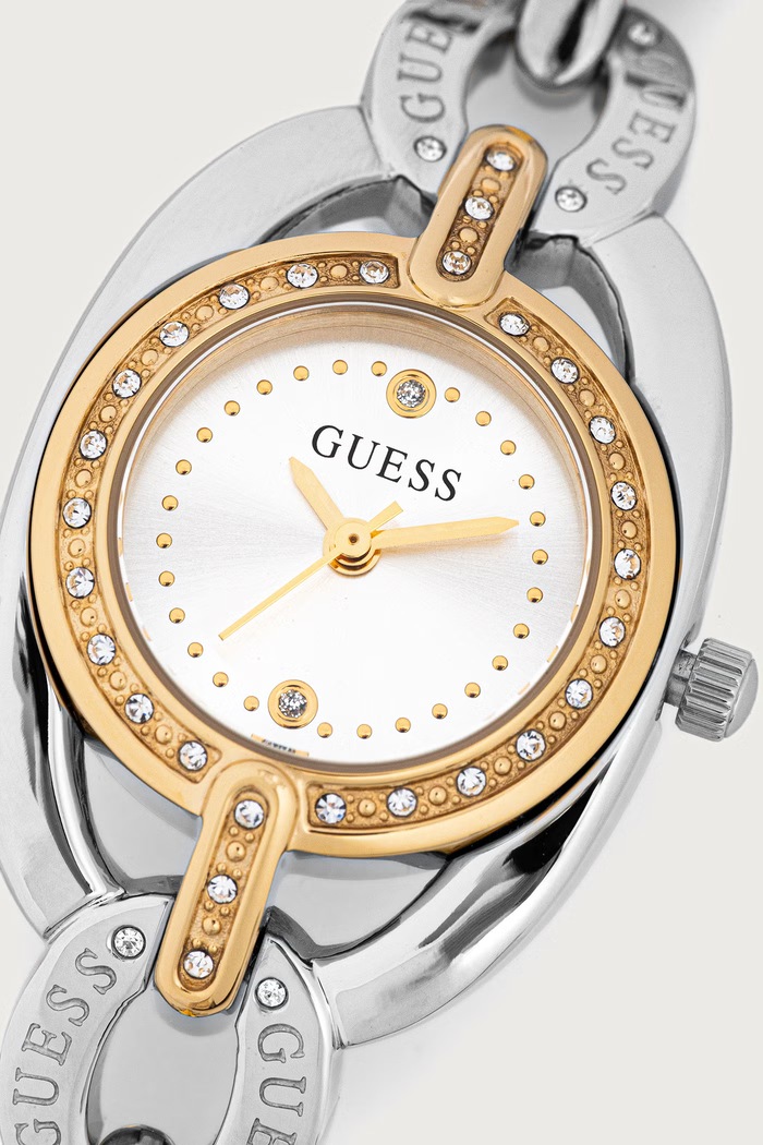 Guess Zegarek damski GW1082L3 srebrny AW26