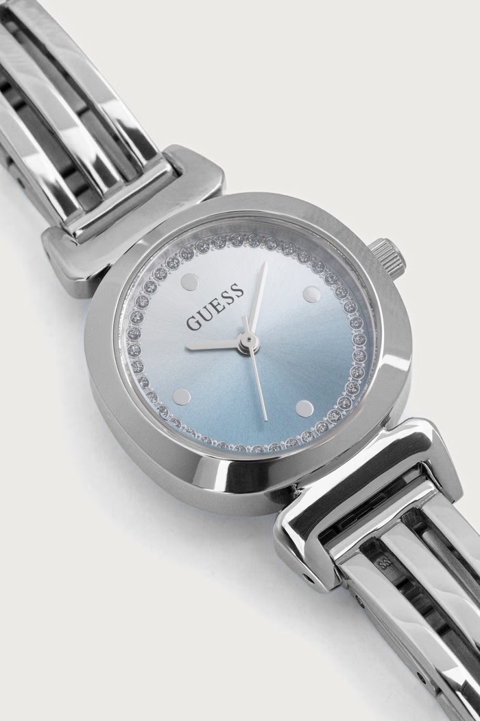 Guess Zegarek damski GW1083L1 srebrny AW26