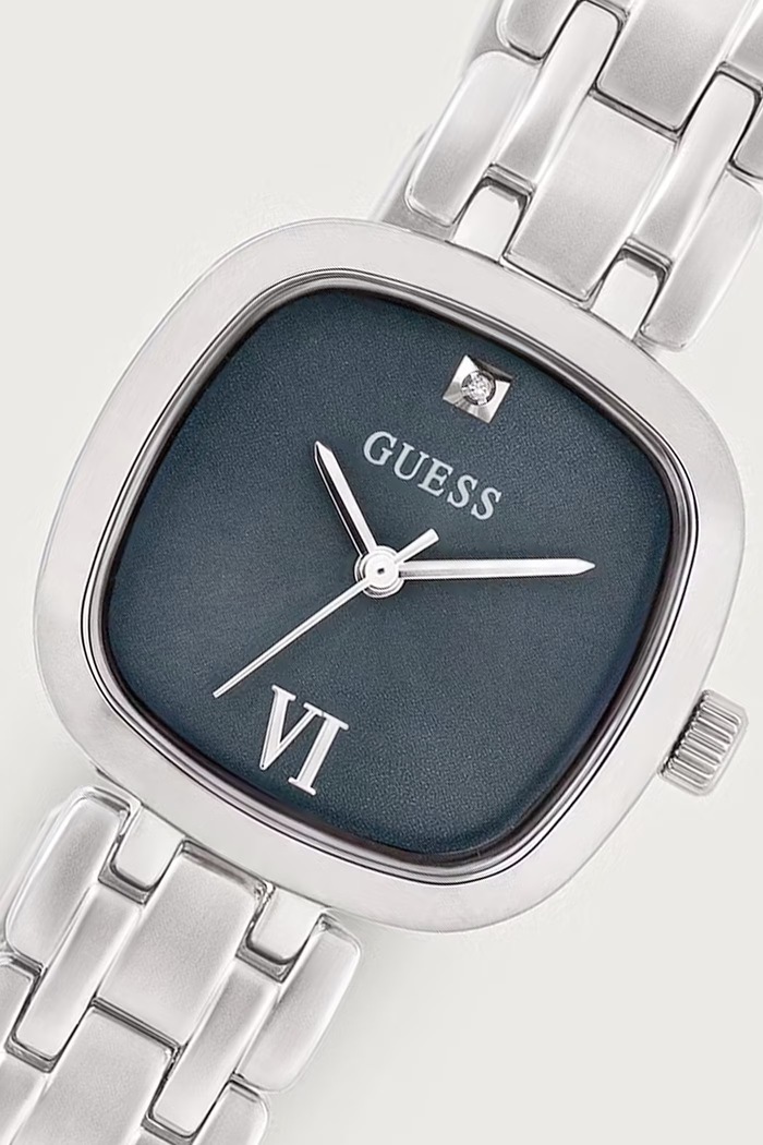 Guess Zegarek damski GW1098L1 srebrny AW26