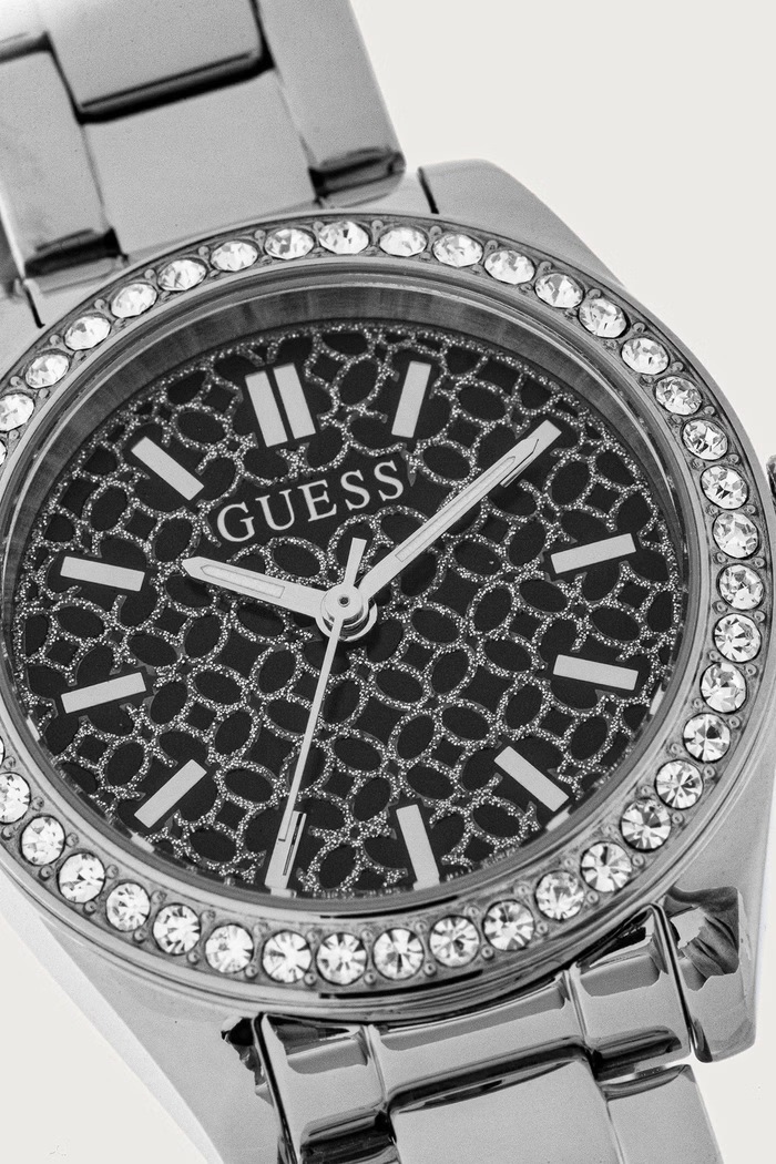 Guess Zegarek damski GW1100L1 srebrny AW26