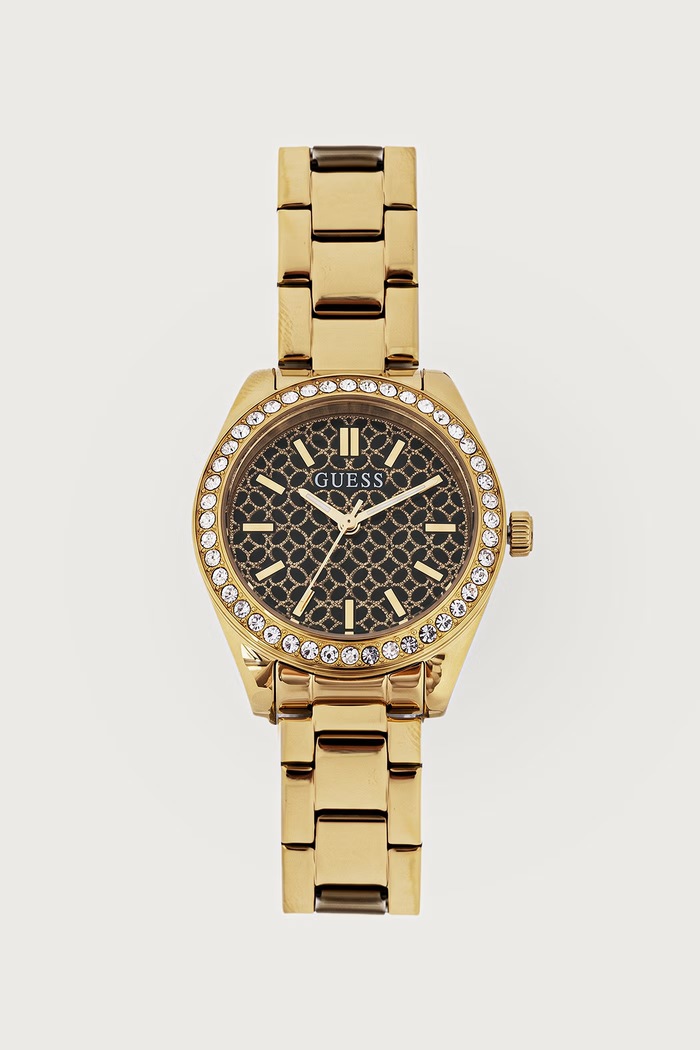 Guess Zegarek damski złoty GW1100L2