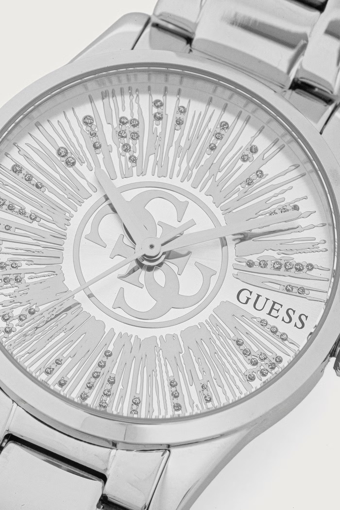 Guess Zegarek damski GW1108L1 srebrny AW26