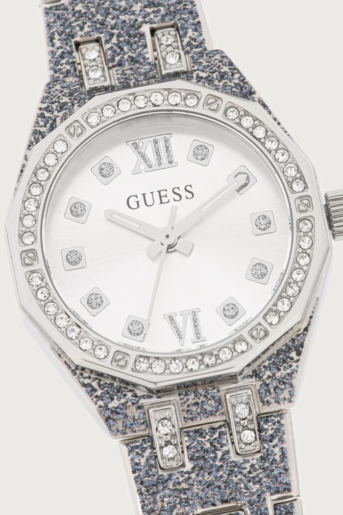 Guess Zegarek damski GW1120L1 srebrny AW26