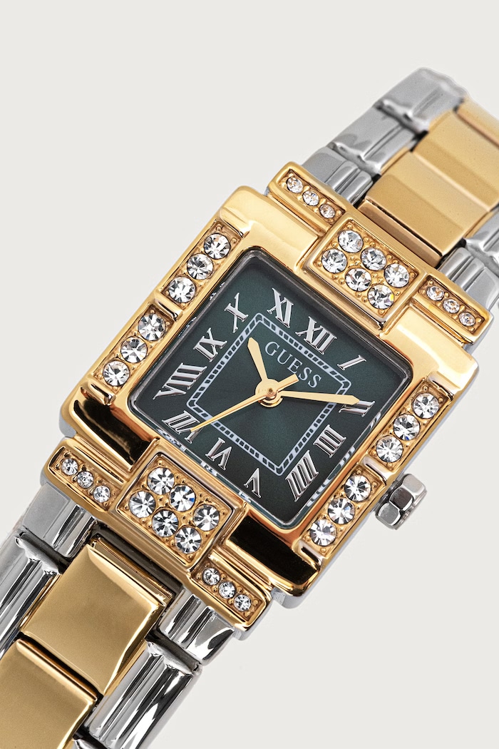 Guess Zegarek damski GW1157L3 srebrny AW26