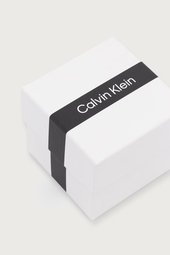 Akcesoria Calvin Klein Kolczyki damskie ze stali nierdzewnej Fluid Forms 35001017 srebrny