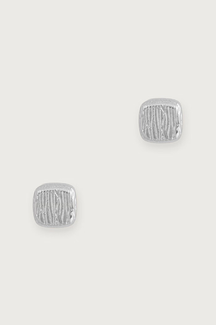 Calvin Klein Kolczyki damskie Sophisticated Texture srebrny 35001023