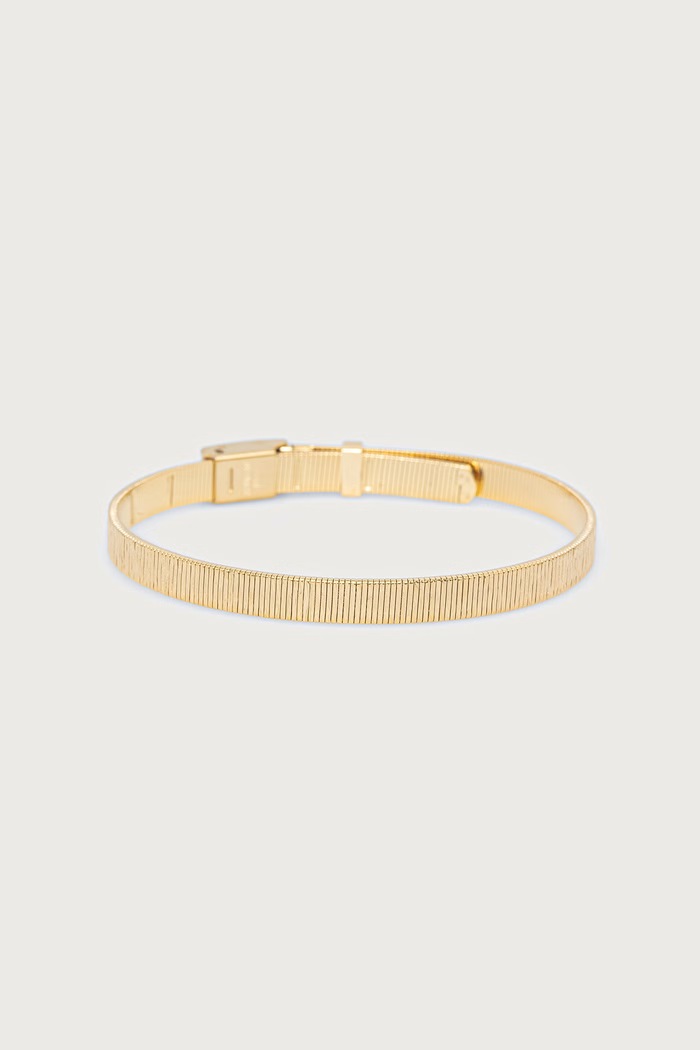 Calvin Klein Bransoletka damska ze stali nierdzewnej Sophisticated Texture złoty 35001008