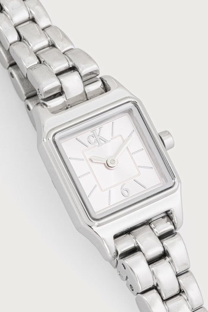 Akcesoria Calvin Klein Zegarek damski Soft Form 25100232 srebrny