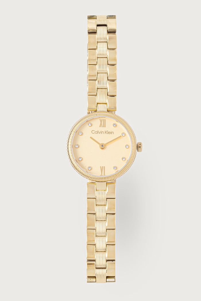 Calvin Klein Zegarek damski Gleam złoty 25100225