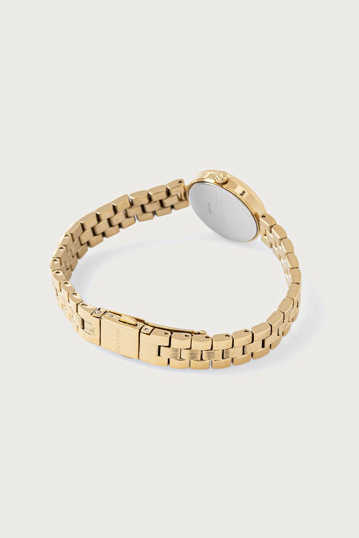Calvin Klein Zegarek damski Gleam 25100225 złoty AW26