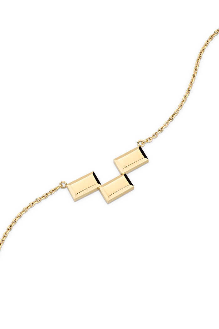 Daniel Wellington Bransoletka damska ze stali nierdzewnej Bric DW00402134 złoty AW26