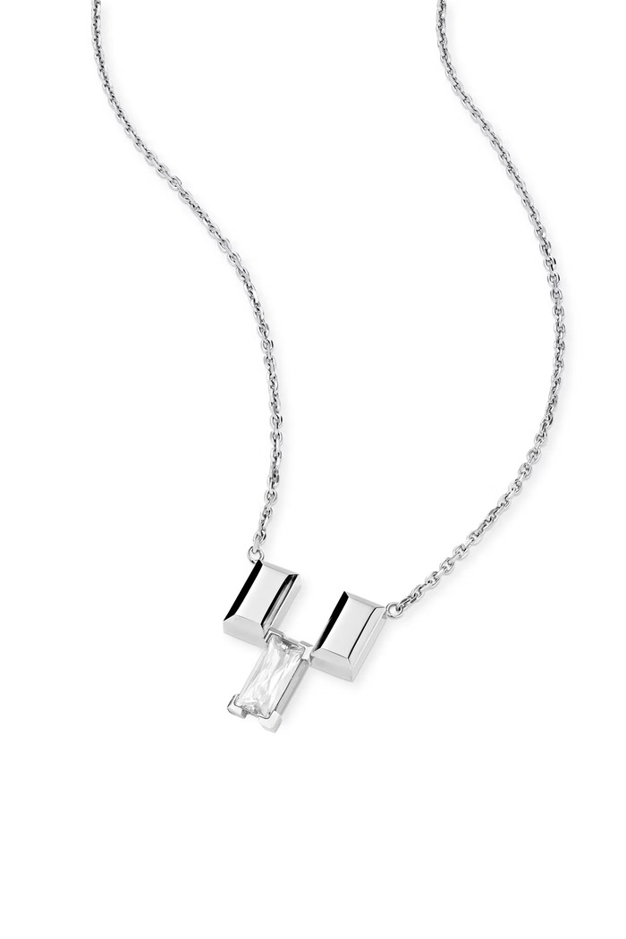 Daniel Wellington Naszyjnik damski ze stali nierdzewnej Bric DW00402127 srebrny AW26
