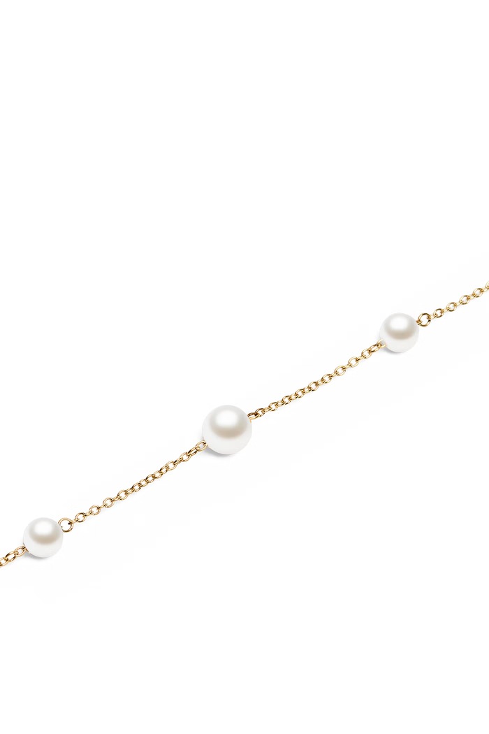 Daniel Wellington Bransoletka damska pozłacana Pearl Step DW00402107 złoty AW26