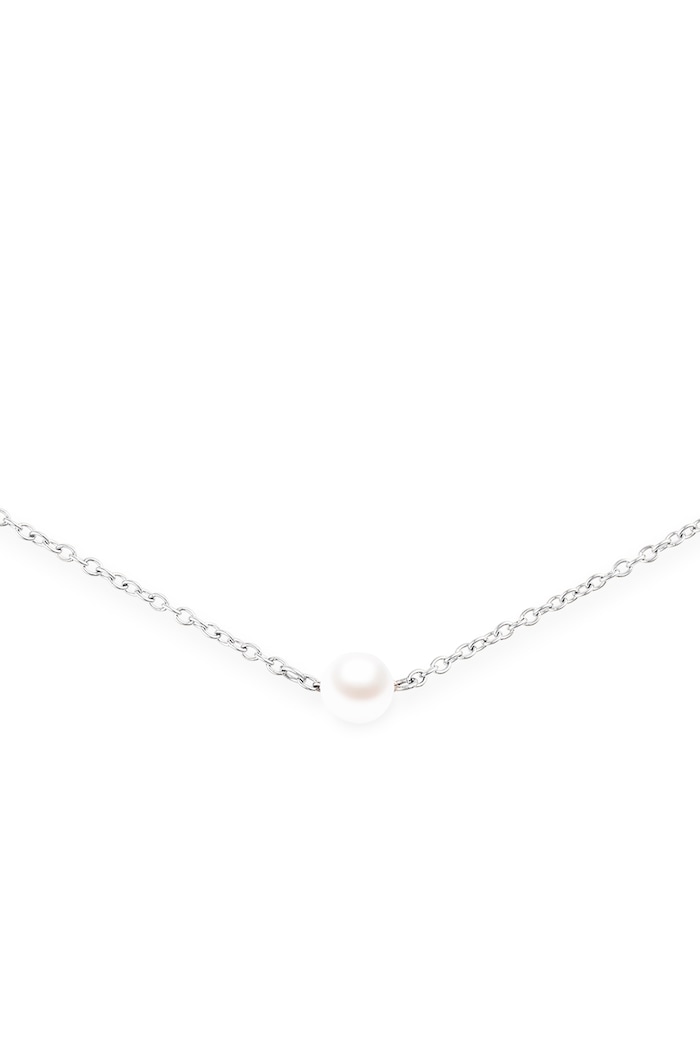 Daniel Wellington Naszyjnik damski ze stali nierdzewnej Pearl Step DW00402112 srebrny AW26