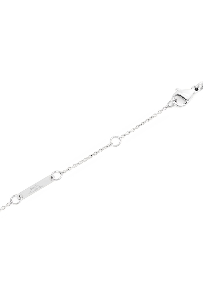 Akcesoria Daniel Wellington Naszyjnik damski ze stali nierdzewnej Pearl Step DW00402112 srebrny