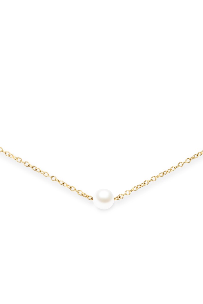 Daniel Wellington Naszyjnik damski pozłacany Pearl Step DW00402113 złoty AW26