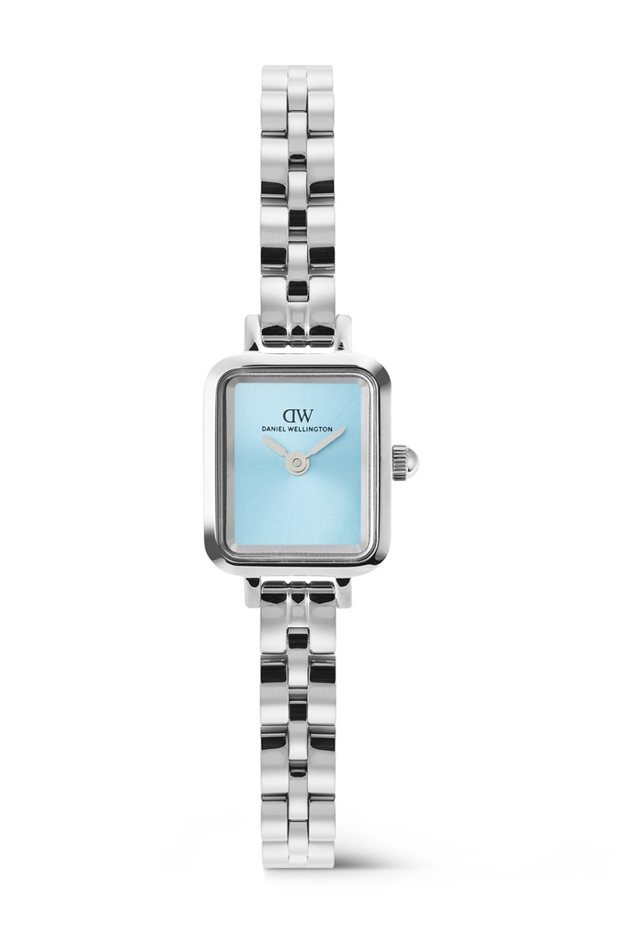 Daniel Wellington Zegarek damski Quadro Mini srebrny DW00101015