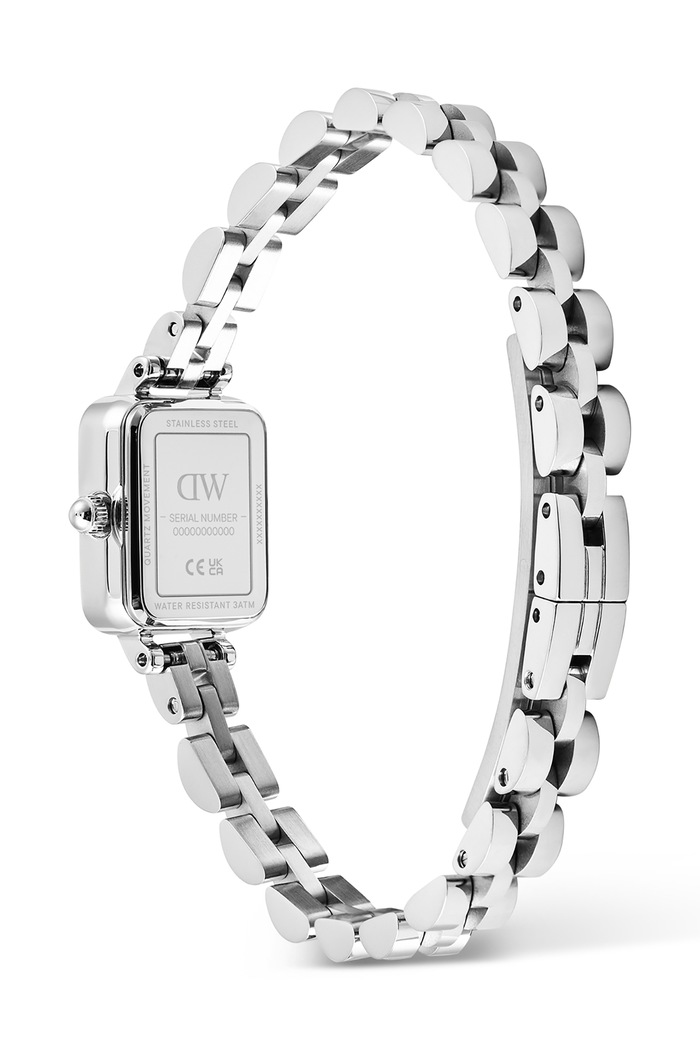 Akcesoria Daniel Wellington Zegarek damski Quadro Mini DW00101015 srebrny