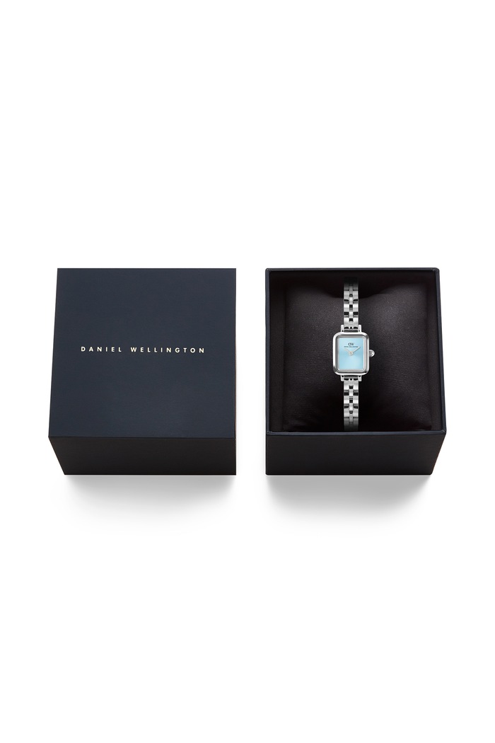 Zegarek damski Quadro Mini Daniel Wellington srebrny DW00101015