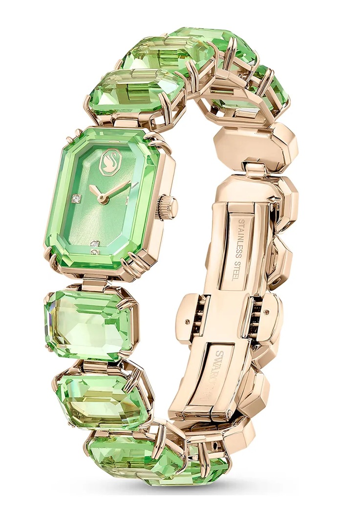 Swarovski Zegarek damski MILLENIA 5729842 zielony AW26