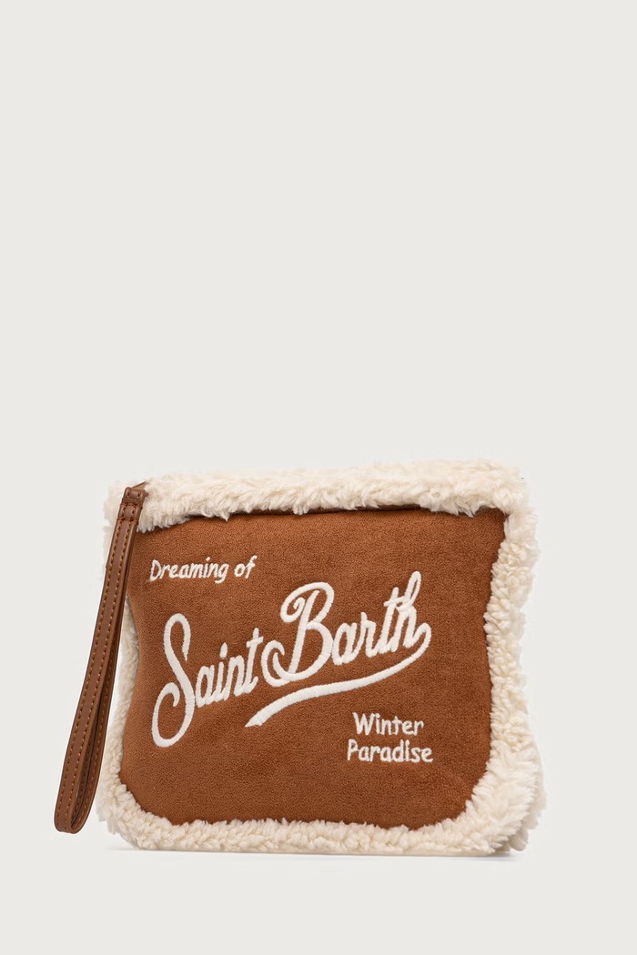 MC2 Saint Barth Косметичка для женщин из искусственной замши ALI0033 коричневый AW26