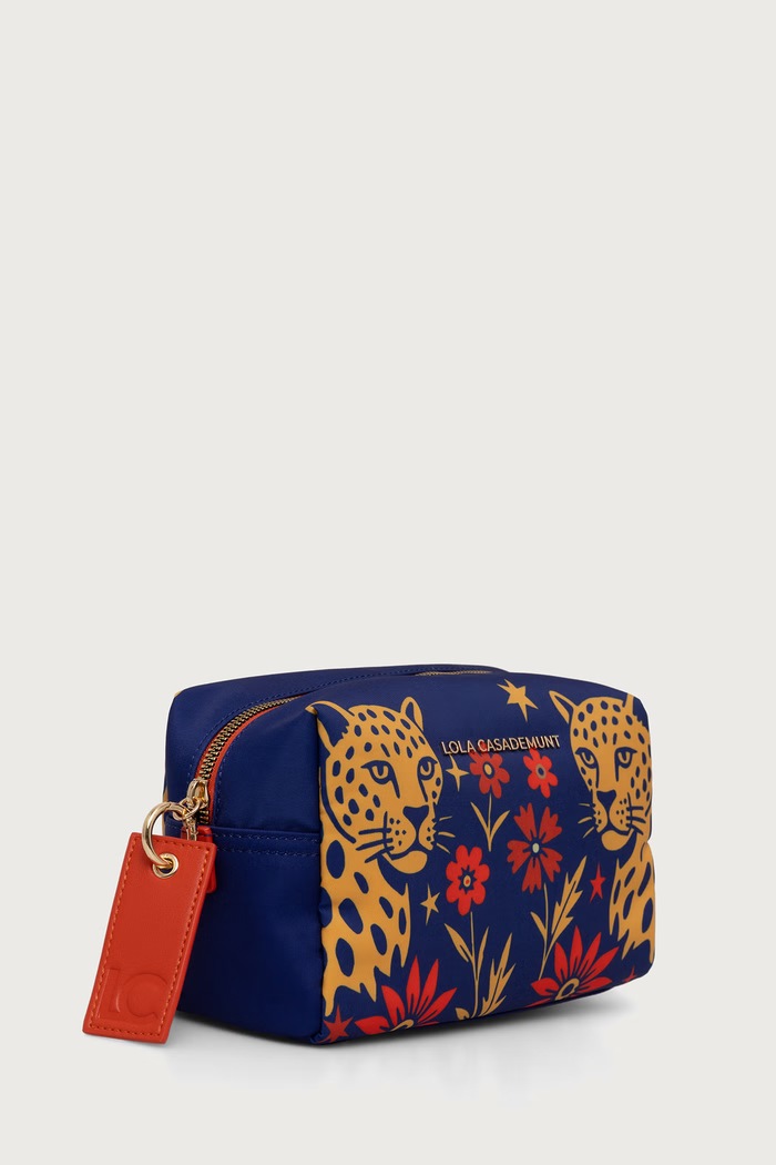 Lola Casademunt Kosmetyczka damska LF2612029 niebieski AW26
