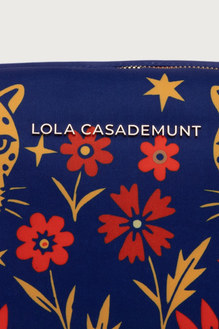 Akcesoria Lola Casademunt Kosmetyczka damska LF2612029 niebieski