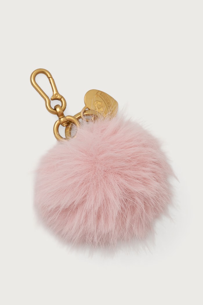Juicy Couture Kľúčenka dámska JUICY PON PON ružová WIJ2699F9WPO