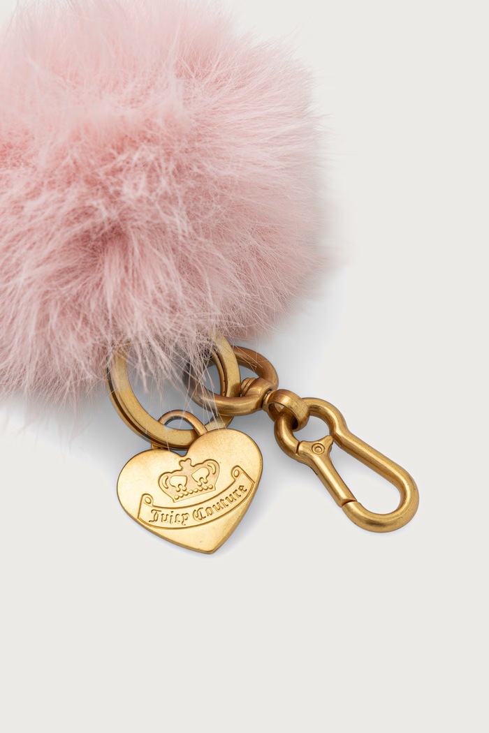 Juicy Couture Kľúčenka dámska JUICY PON PON WIJ2699F9WPO ružová AW26
