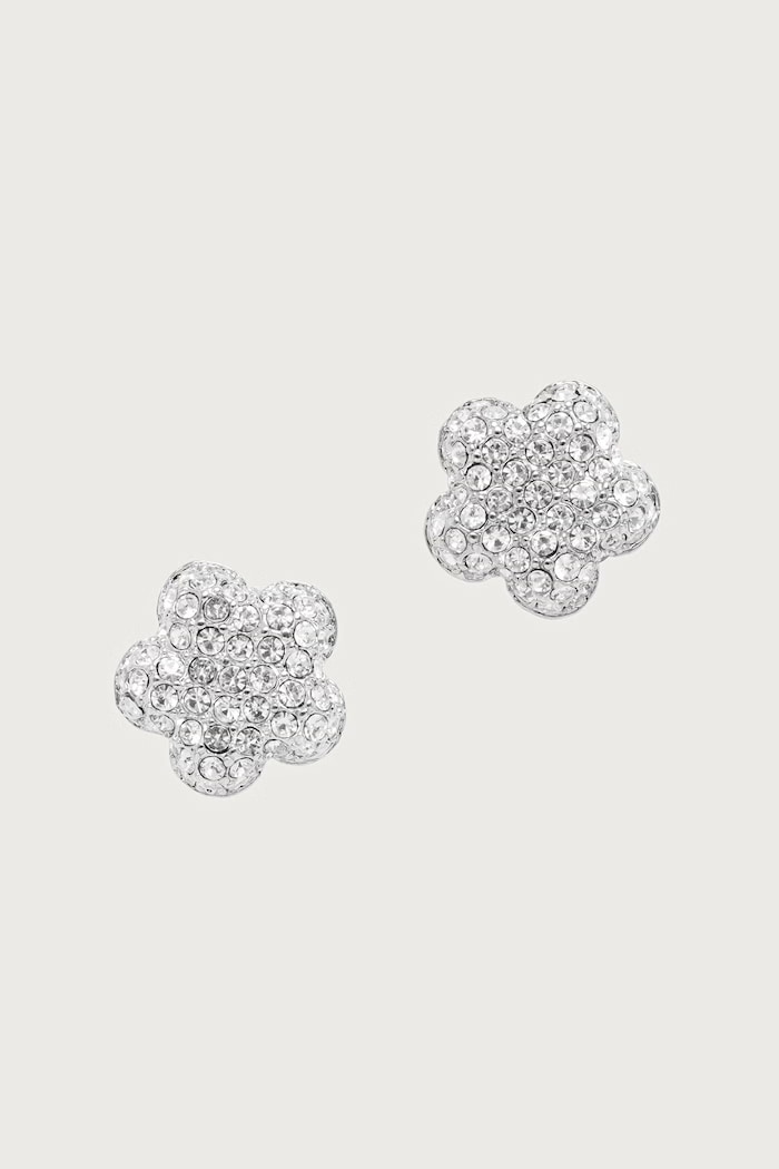 MARC JACOBS Обици дамски от месинг PAVE BALLOON DAISY сребърен 2R5JER001J25