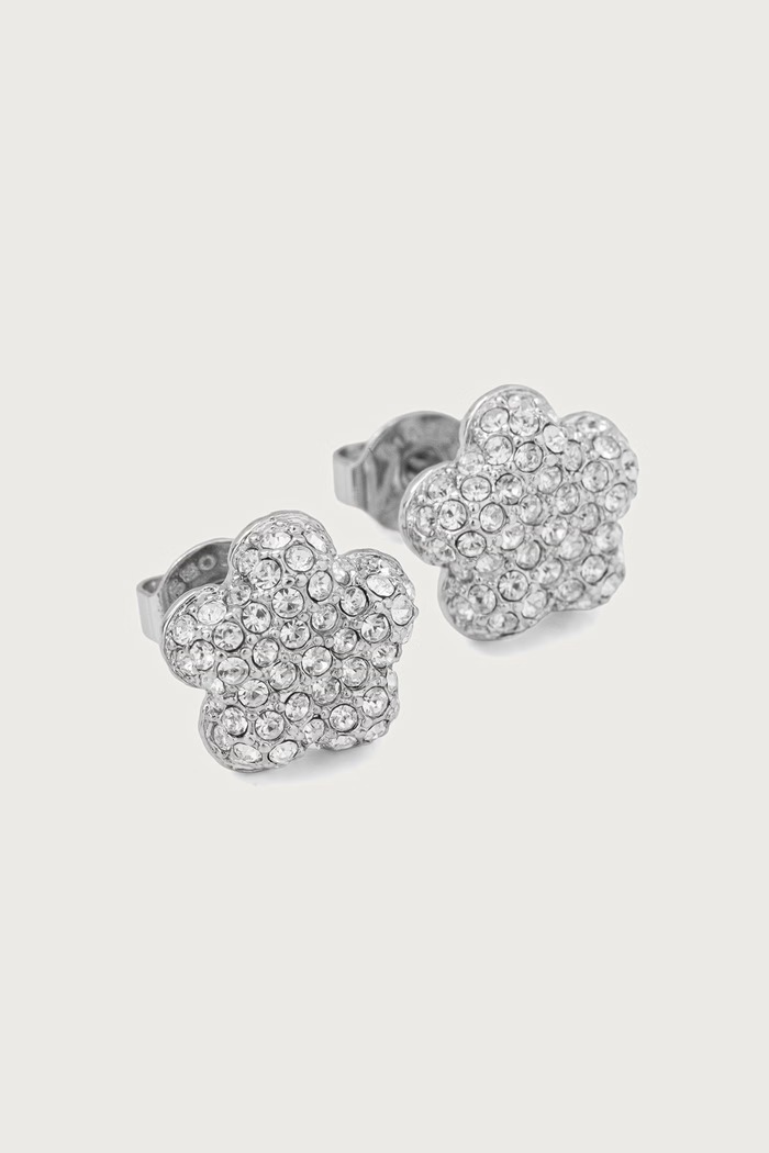MARC JACOBS Обици дамски от месинг PAVE BALLOON DAISY 2R5JER001J25 сребърен AW26