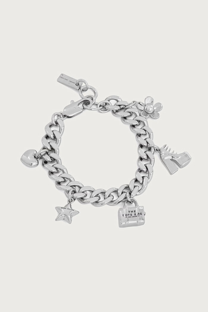 MARC JACOBS Гривна дамска посребрена MINI ICON сребърен 2F3JBR001J60